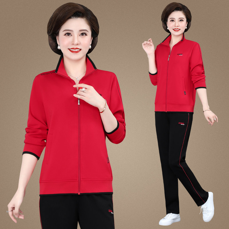 套装女卫衣宽松两件套运动服