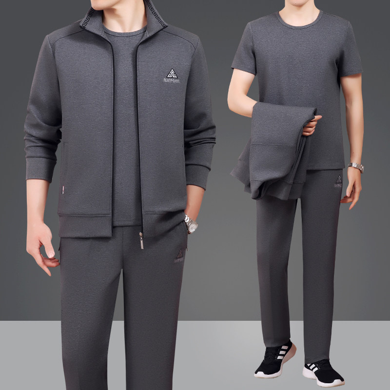 2023年新款爸爸春季运动服套装