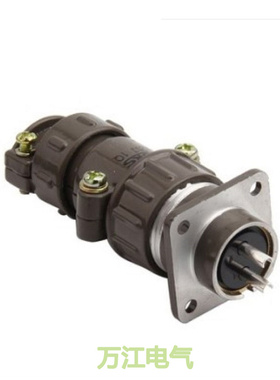 P20 2芯 25A 航空插头 连接器P20J2Q P20K2A  反装 P20K2Q P20J2A