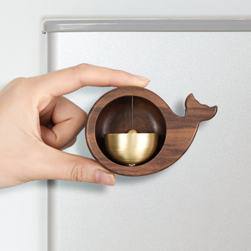 吸门式风铃日式定制铜铃铛磁吸入户门铃进门提醒乔迁礼物门挂装饰