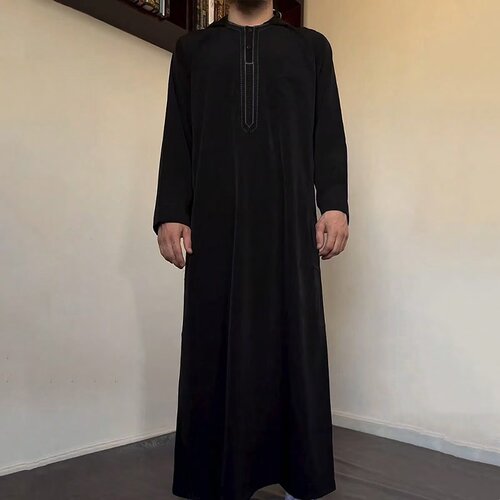 African men's robe男士长袍摩洛哥风格连帽刺绣高品质面料