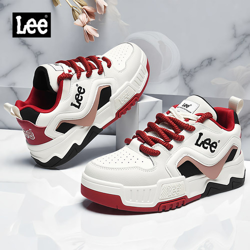 Lee厚底增高潮流板鞋男