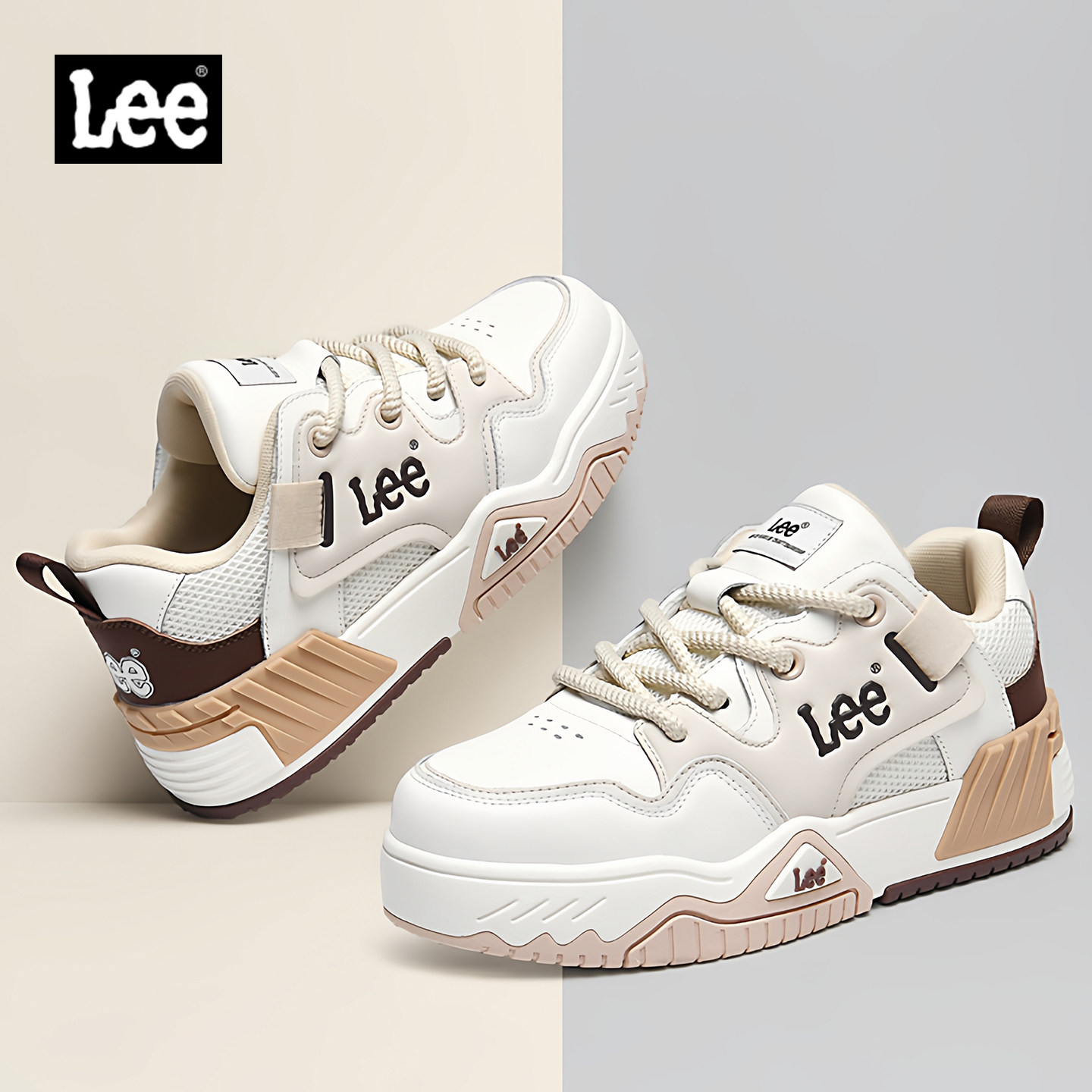 Lee秋冬透气厚底增高男士板鞋