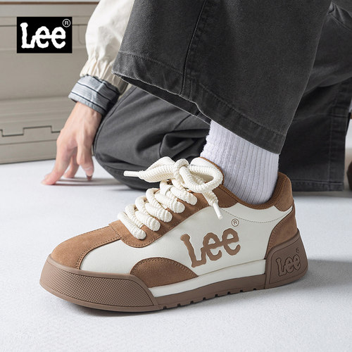 Lee透气复古运动板鞋男