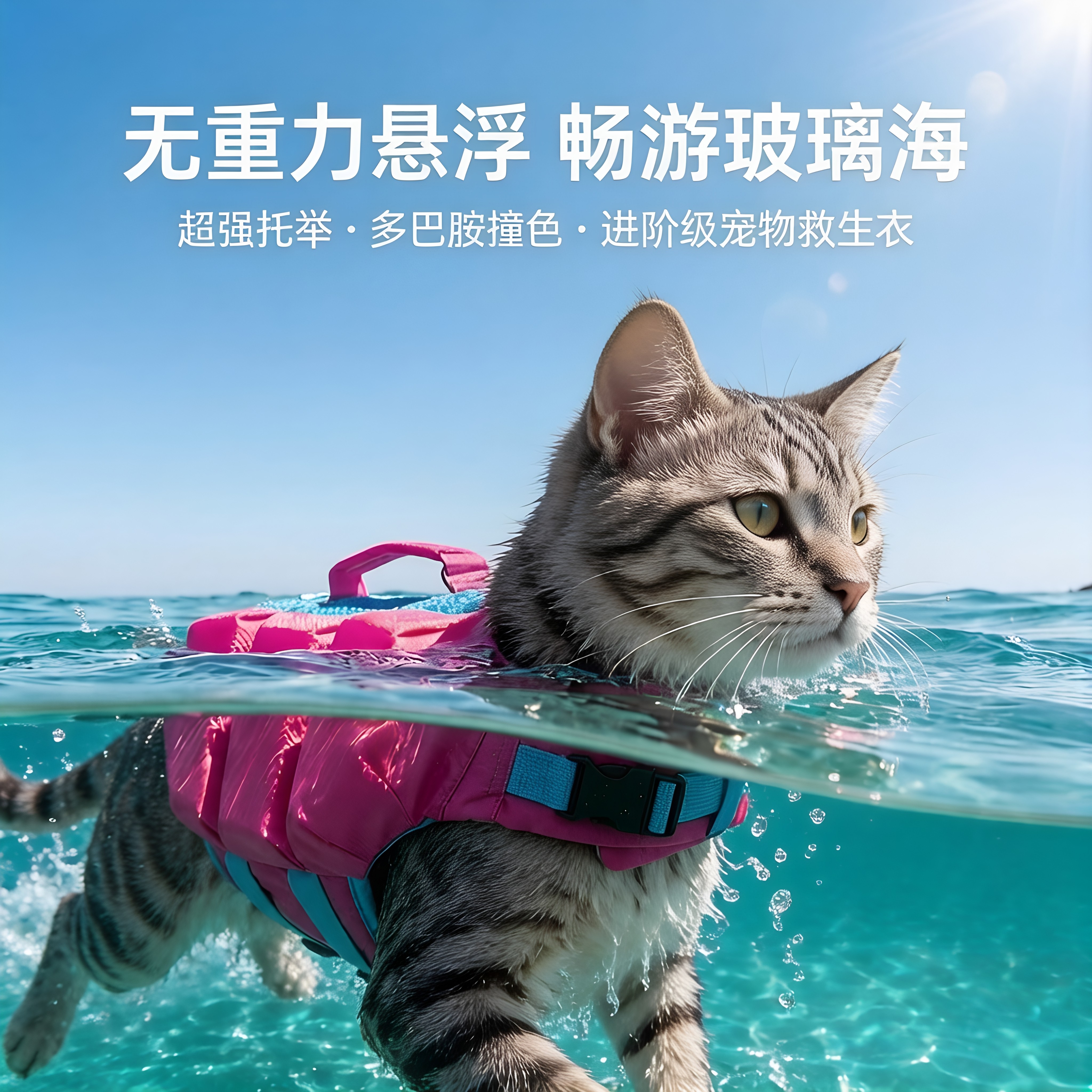 宠物超大浮力衣服狗狗救生衣边牧狗宠物服装/雨衣