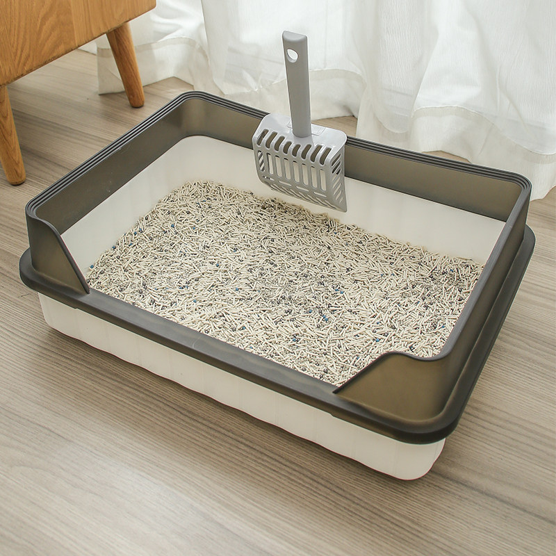 敞开式猫砂盆开放式猫厕所超大号半封闭侧开口幼猫笼子专用猫屎盆,宠物/宠物食品及用品,猫砂盆/猫厕所,淘宝优惠券,粉丝福利购,淘宝优惠卷