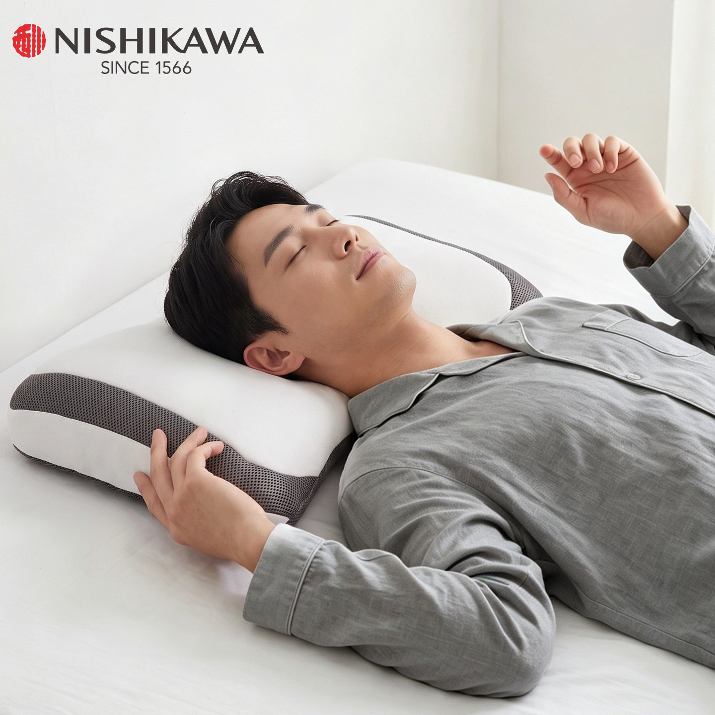 川日本软管颈椎枕可调高可水洗图片
