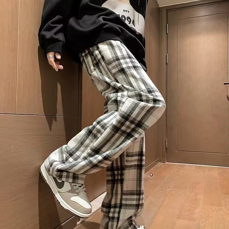 休闲裤男款宽松型2025新款今年流行慵懒风潮牌痞帅炸街显瘦高级感