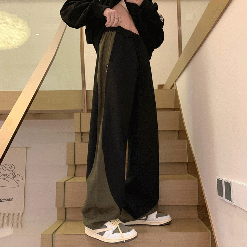 黑色裤子2025新款今年流行爆款男设计感小众夏天宽松青少年休闲裤