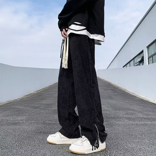 裤子潮牌痞帅炸街男款显瘦高级感2025新款今年流行爆款设计感小众
