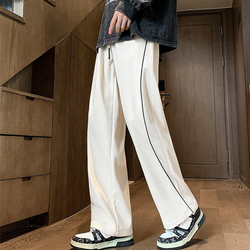 春秋青少年直筒垂感显高休闲裤