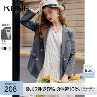 KBNE西装外套女小个子休闲职业装上衣2026春季新款超好看小西服