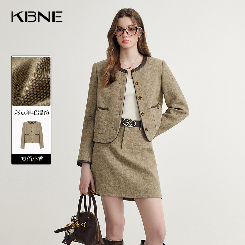 【柒柒Moon直播间】小香风短外套外衣夹克长袖上衣女装750121706