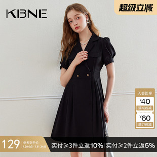 新款 KBNE西裝 連衣裙女高端精致氣質(zhì)法式 2025夏裝 今年流行漂亮裙子