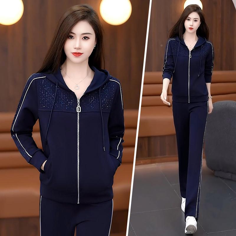 运动套装LMT-8830女小早韩系穿搭设计感时尚洋秋气连帽卫衣众休闲