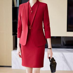 婚高端喜婆婆宴时尚两件丈套秋冬贵新品8015母娘高优雅妈妈装礼服