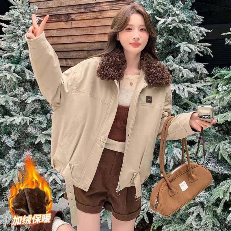 冬芯男绒防风加厚运秋动棉衣亚麻灯混纺户98885795外休闲外套女款