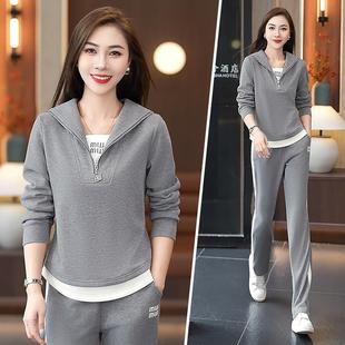 中年套装女春秋时尚春中洋气新款年妈老妈装82317248外套