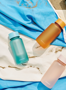 WEMUG Brew 550ml便携随身水杯冷萃杯咖啡滤网高颜值水杯泡茶瓶