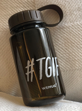 WEMUG 350ml复古随手杯Tritan塑料便携水杯学生随手杯防摔水壶