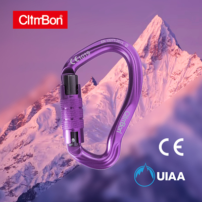 UIAA认证ClimBon超轻两动锁攀岩登山主锁CE PPE认证自动锁