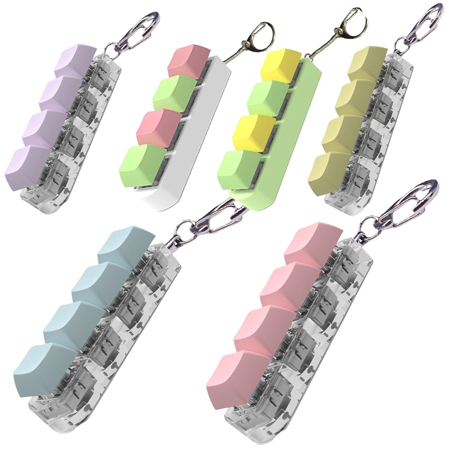 Keyboard Caps Toy Press Stress Relief Fidget Button Key Caps