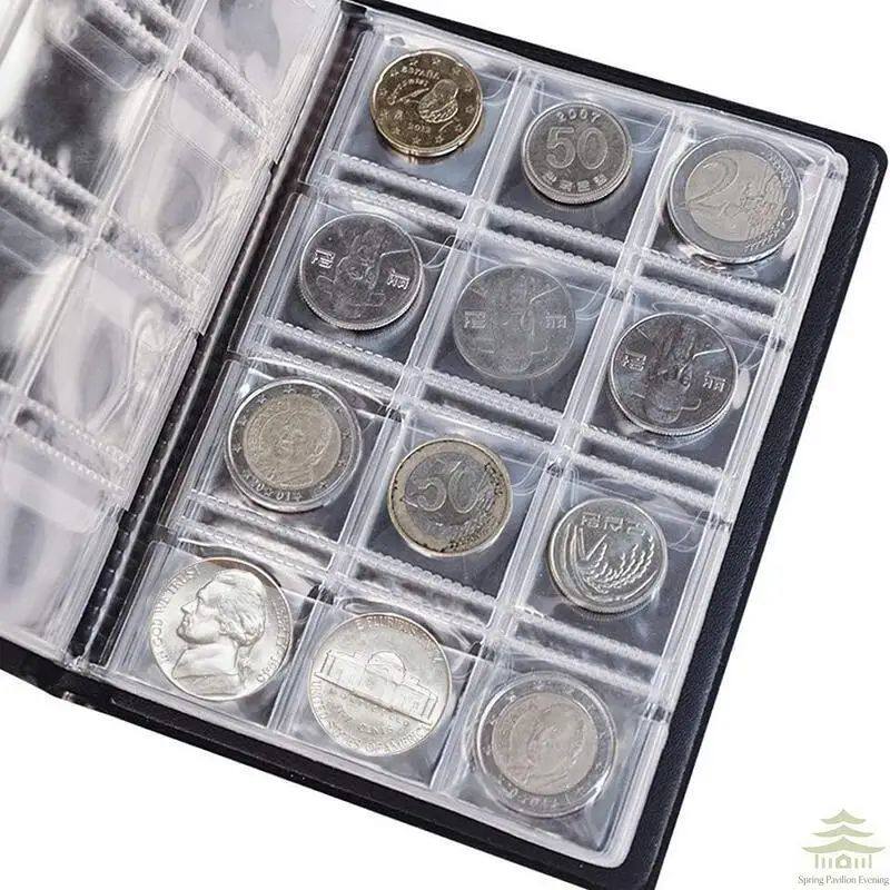 Coin Organizer Storage 120 Pockets Coin Collection Book Coin - 实物图