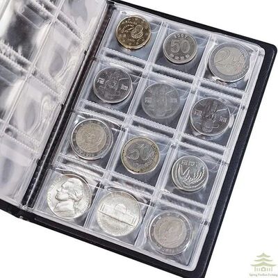Coin Organizer Storage 120 Pockets Coin Collection Book Coin