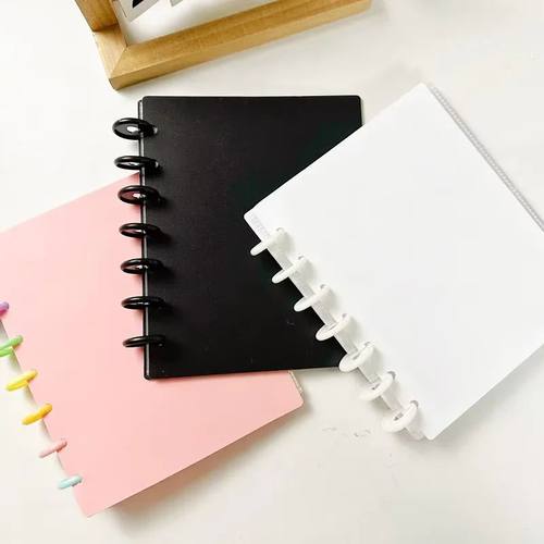 1 Mushroom Hole Card Collection Book Solid Colour Insert Loo