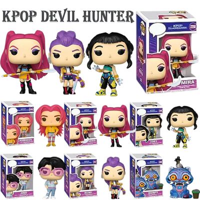K-pops Demons Hunters Anime Figure Rumi Zoey Mira Saja Boys