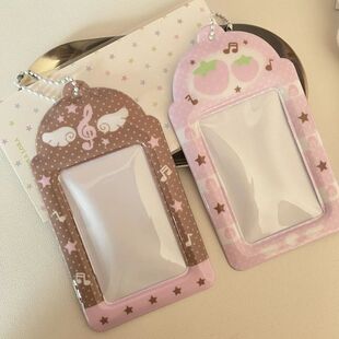 Cute Strawberry Card Holder 3 Inch Sweet Pink Kpop Photocard