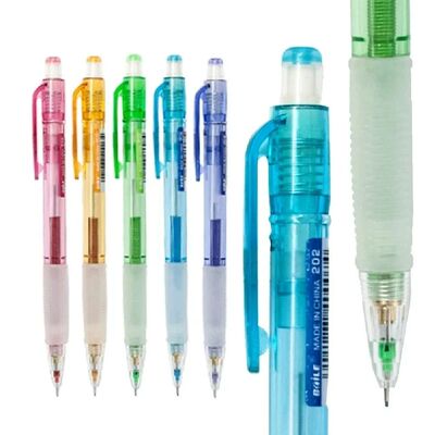5pcs Random 3 Pens Color Mechanical Pencil Set 0.5/0.7mm Era