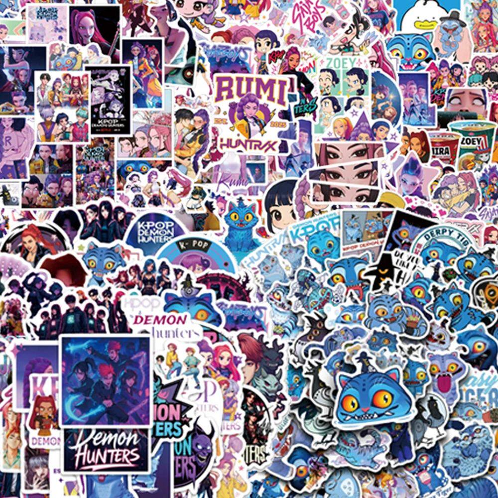 KPop Demon Hunters Stickers Aesthetic DIY Scrapbooking Lapto