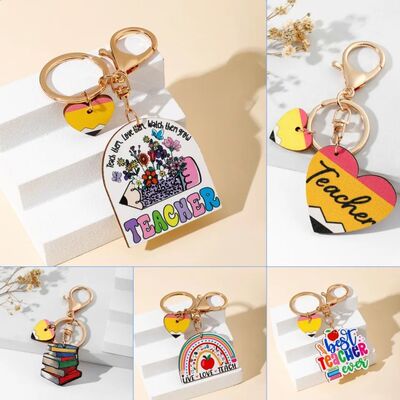 New Teacher's Day TEACHERTrend Rainbow Wooden Brand Tassel K