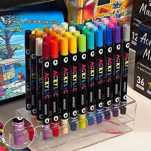 Professional Art Use 24-120Colors Acrylic Paint Markers, Dua