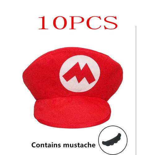 2026**Super Marios Bros Luigi Cartoon Cosplay Hat Classic to