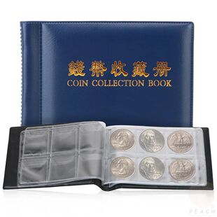 Coin Collection Book Coin Storage Bag Gifts 60 Pockets Stamp