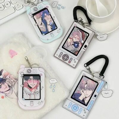 Kawaii 3 inch Acrylic Mobile Shape Kpop Photocard Holder Pho