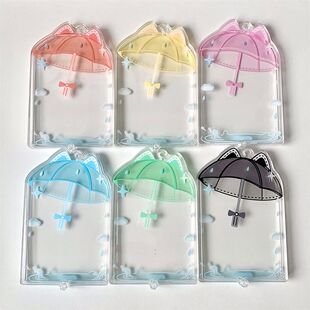 umbrella Acrylic Photocard Holder Ins Idols Photo Frame 3 In