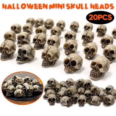 10/20Pcs Gothic Skull/ Mushroom Sculptures Collectable Hallo