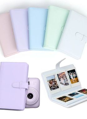Photo Album Film Camera 108 Pockets 3 inch Photo Paper PU Le