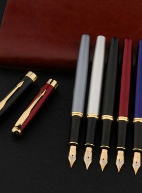 High Quality Metal 388 Fountain Pen Business Black Golden St