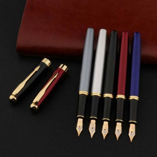High Quality Metal 388 Fountain Pen Business Black Golden St