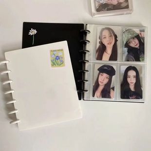 Loose Inch Album Binder leaf pockets Multi New Photo Kpop