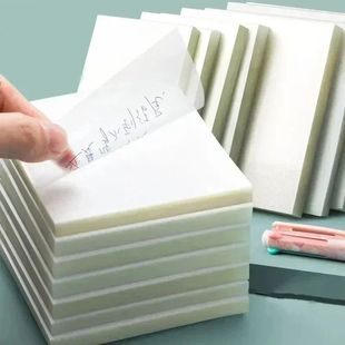 50sheets Transparent Posted Sticky Note Pads Notepads Posits