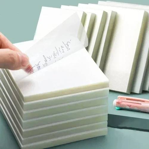 50sheets Transparent Posted Sticky Note Pads Notepads Posits