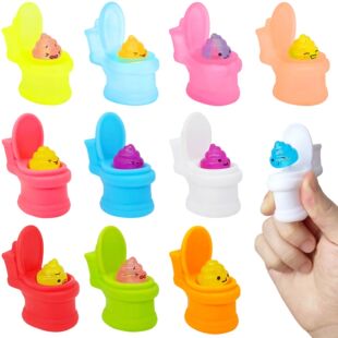 Mini Toilet Squeeze Cup Squishy Toys Pop Up Funny Fidgets To