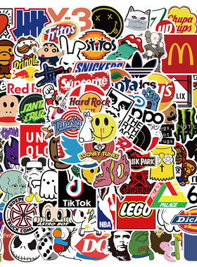 101pcs sticker luggage notebook decoration diy waterproof st