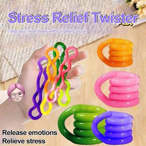 Twisty Fidget Toys Twist And Spin Sensory Toys Changes Color