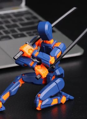 Multi-Jointed Movable Shapeshift Robot 3D Printed Mannequin